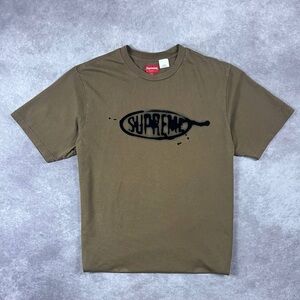 [239] Supreme Ink Blot Short-Sleeve Top
'Olive Brown' L Size